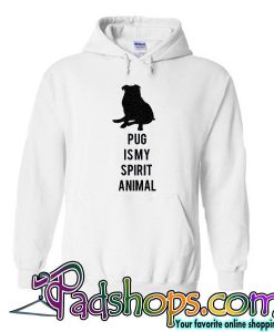 Pug is my spirit animal Stenciled hand painted t-shirt! Pug life hoodie
