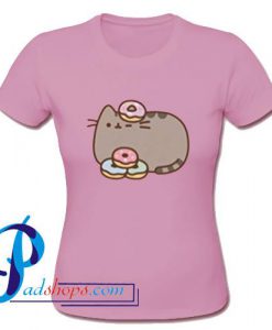 Pusheen The Cat Donuts T Shirt