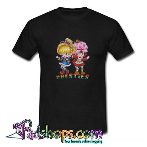 Rainbow Brite Strawberry Shortcake Besties T Shirt (PSM)