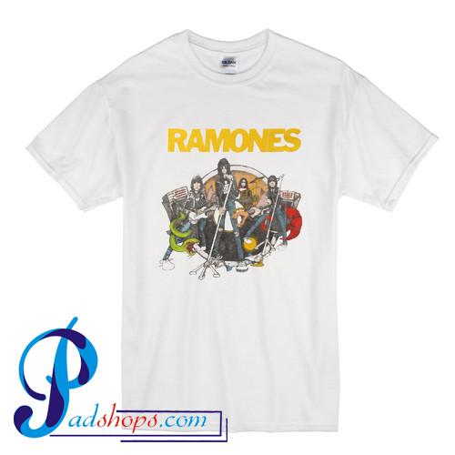 Ramones Live Cartoon Vintage T Shirt