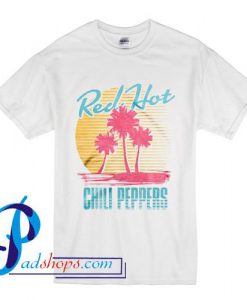 Red Hot Chili Peppers Beach Scene T Shirt