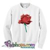 Red rose watercolor Sweatshirt SL