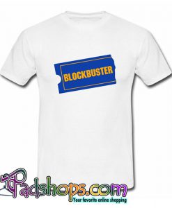 Retro Blockbuster Video Store Ticket T shirt SL
