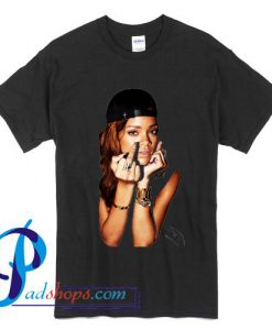 Rihanna Middle Finger T Shirt