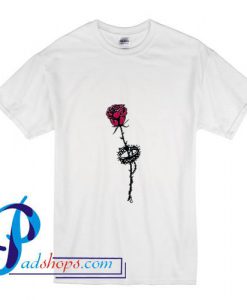 Rose Flower choker T Shirt