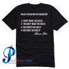 Rules For Dating My Daughter Feminist Father T Shirt Back