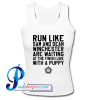 Run Like Sam And Dean Winchester Are Waiting At The Finish Line With A Puppy Tank Top