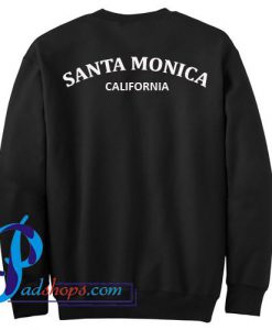Santa Monica California Sweatshirt Back