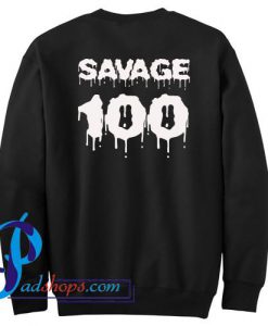 Savage 100 Dripping Sweatshirt Back