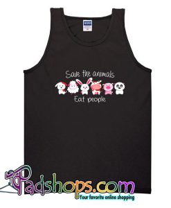 Save The Animals Eat People Tank Top