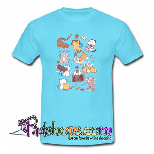 Science Kittens T Shirt SL