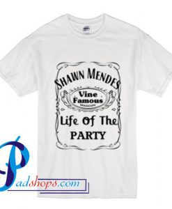 Shawn Mendes Life of the Party T Shirt