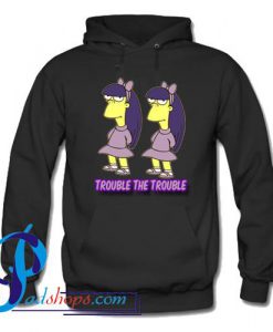 Simpsons Twin Girls Trouble Are Trouble Hoodie