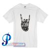 Skeleton Hand Metal Sign T Shirt