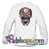 Skull Alabama Crimson Tide Football Sweatshirt Back