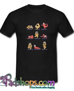 Sloth Yoga Poses T shirt SL