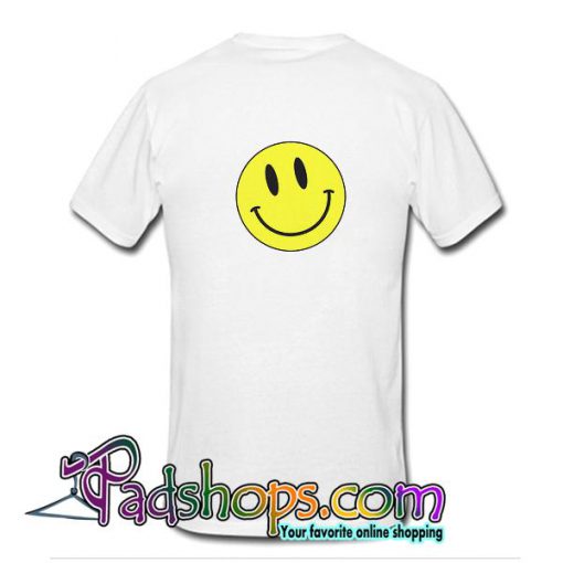 Smiley Face On The T-Shirt back