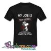 Snoopy – My Job Is Top Secret T Shirt (PSM)