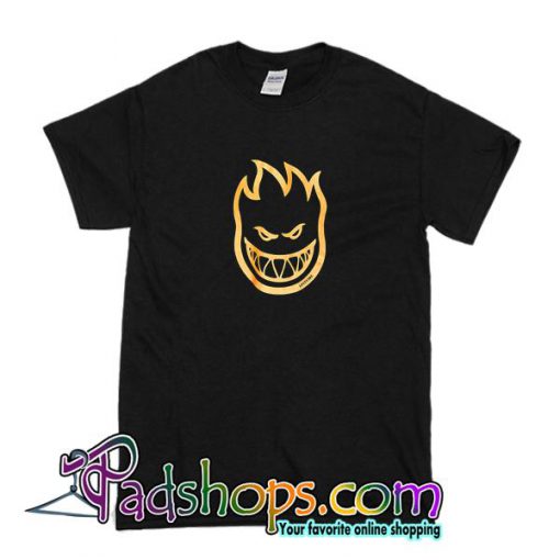 Spitfire Bighead Black & Orange T Shirt