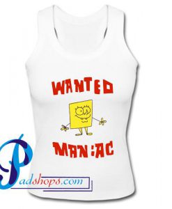 Spongebob Squarepants Classic Wanted Maniac Tank Top