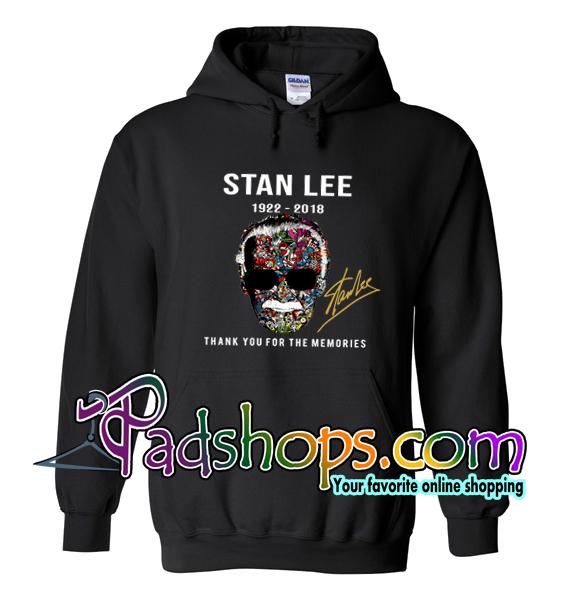 Stan Lee 1922 2018 thank you for the memories hoodie