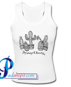 Stay Strong & Beautiful Cactus Tank Top