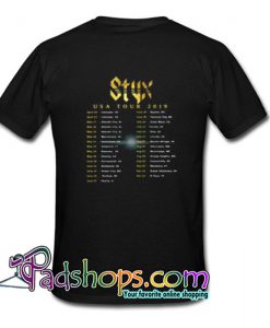 Stux Usa Tour 2019 Back T Shirt SL