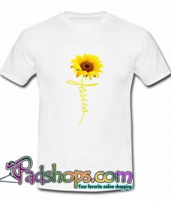 Sunflower Jesus  T Shirt SL