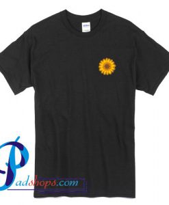 Sunflower Pocket Print T Shirt