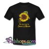 Sunflower This Girl Runs On Jesus and Music T Shirt SL
