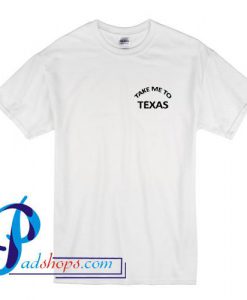 Take Me To Texas Print Pocket T Shirt