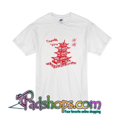 Thank You Chinese Pagoda T-Shirt