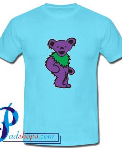 The Grateful Dead Purple Dancing Bear T Shirt