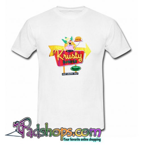 The Simpsons Krusty Burger T Shirt (PSM)