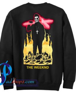 The Weeknd Starboy Legend of The Fall World TOUR DATES 2017 Sweatshirt Back