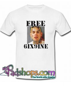 This Free Tekashi 6ix9ine Mugshot T Shirt SL