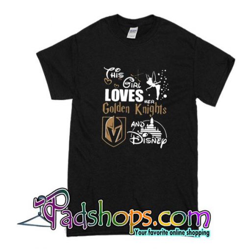 This Girl Loves Her Golden Knights T-Shirt