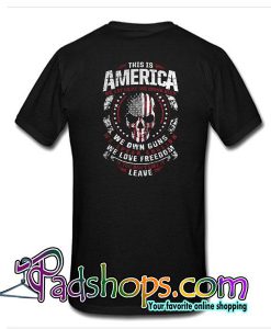 This Is America T-Shirt Back