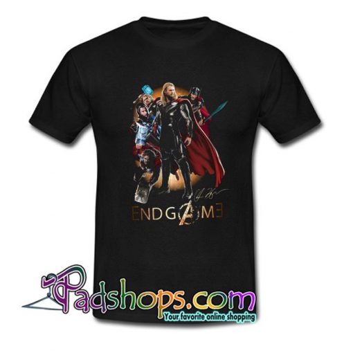 Thor Avengers Endgame signature T Shirt SL