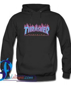 Thrasher Blue Flames Hoodie