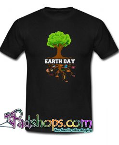 Tree earth day T Shirt SL