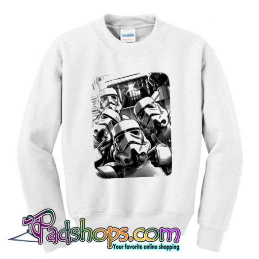 Trooper Selfie Light Saber Sweatshirt SL