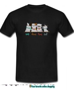 Un Deux Trois Cat Shirt gift For Cat Lovers T shirt SL