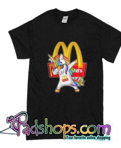 Unicorn Dabbing McDonald T-Shirt