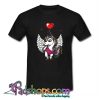 Unicorn Valetines Day Love Heart Balloon T Shirt (PSM)