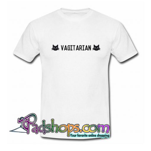 Vagitarian Cat T Shirt SL