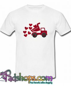 Valentine Love Truck Cuttable T Shirt (PSM)