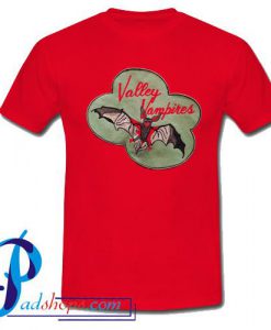 Valley Vampires Print T Shirt