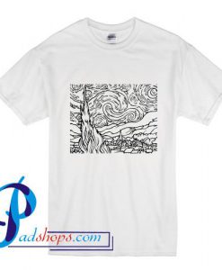 Van Gogh starry night T Shirt