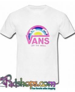 Vans Off the wall rainbow palms T shirt SL